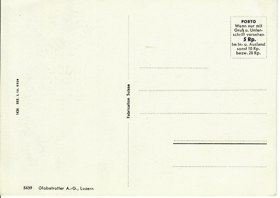 Cartoline postali: Giswil um 1940 – Usato da Hochdorf venduto da Ziegel-16 1