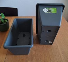 3 Balkonkasten, Gartenwerkzeug, Kompostkübel, Wasserspender