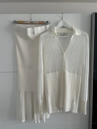 COS Strick Kleid lang Grösse S NEUcremeweiss neuwertig