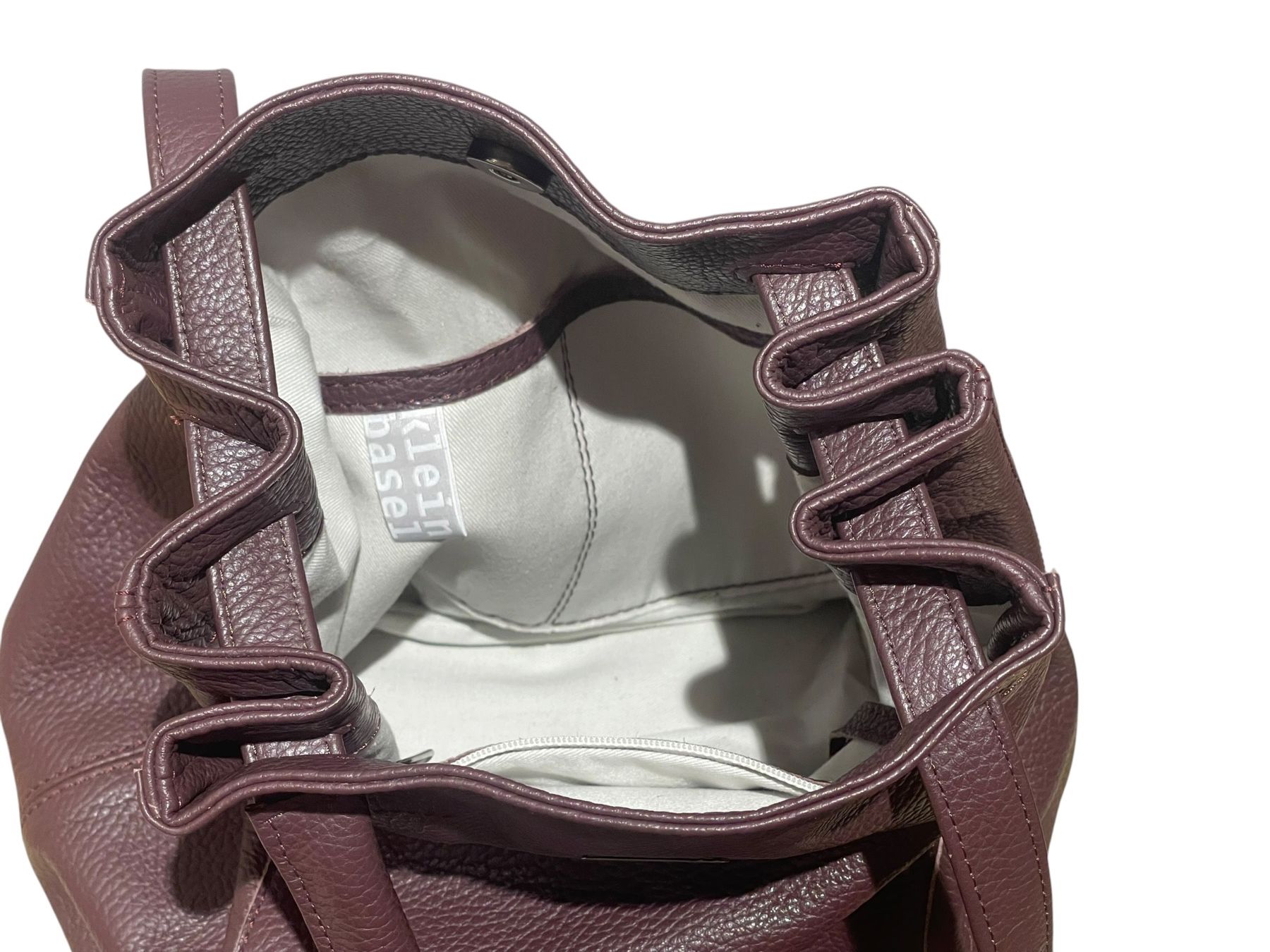 Kleinbasel Borse da donna: KLEIN BASEL SWISS MADE LEDER SHOPPER TASCHE WOW – Usato da LUZERN venduto da modeundlifestyle 3