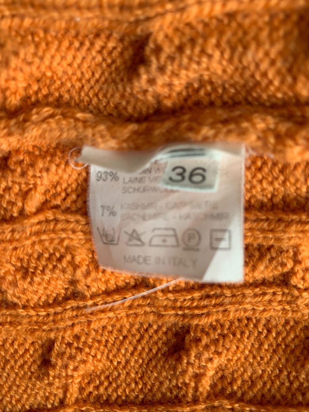 Bogner Maglioni & Felpe: BOGNER: Oranger Rollkragenpullover mit edlem Zopfmuster, 36 – Nuovo (secondo la descrizione) da Luzern venduto da designluzern 6