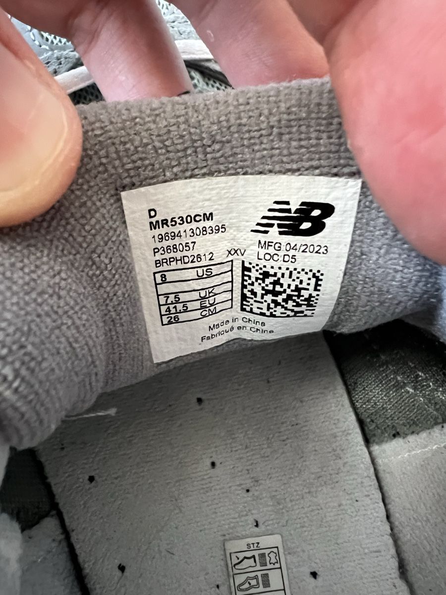 New Balance Scarpe da uomo: New Balance MR530CM – Usato da Regensdorf venduto da olbiba 4