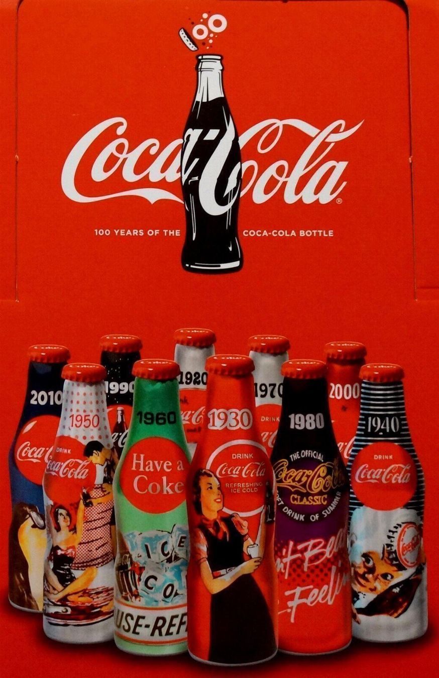 Coca-Cola Altro in Stoviglie & Bicchieri: Coca-Cola Flaschen - Miniaturen -  komplette Serie – Nuovo (secondo la descrizione) da Pfäffikon ZH venduto da Colacity 3