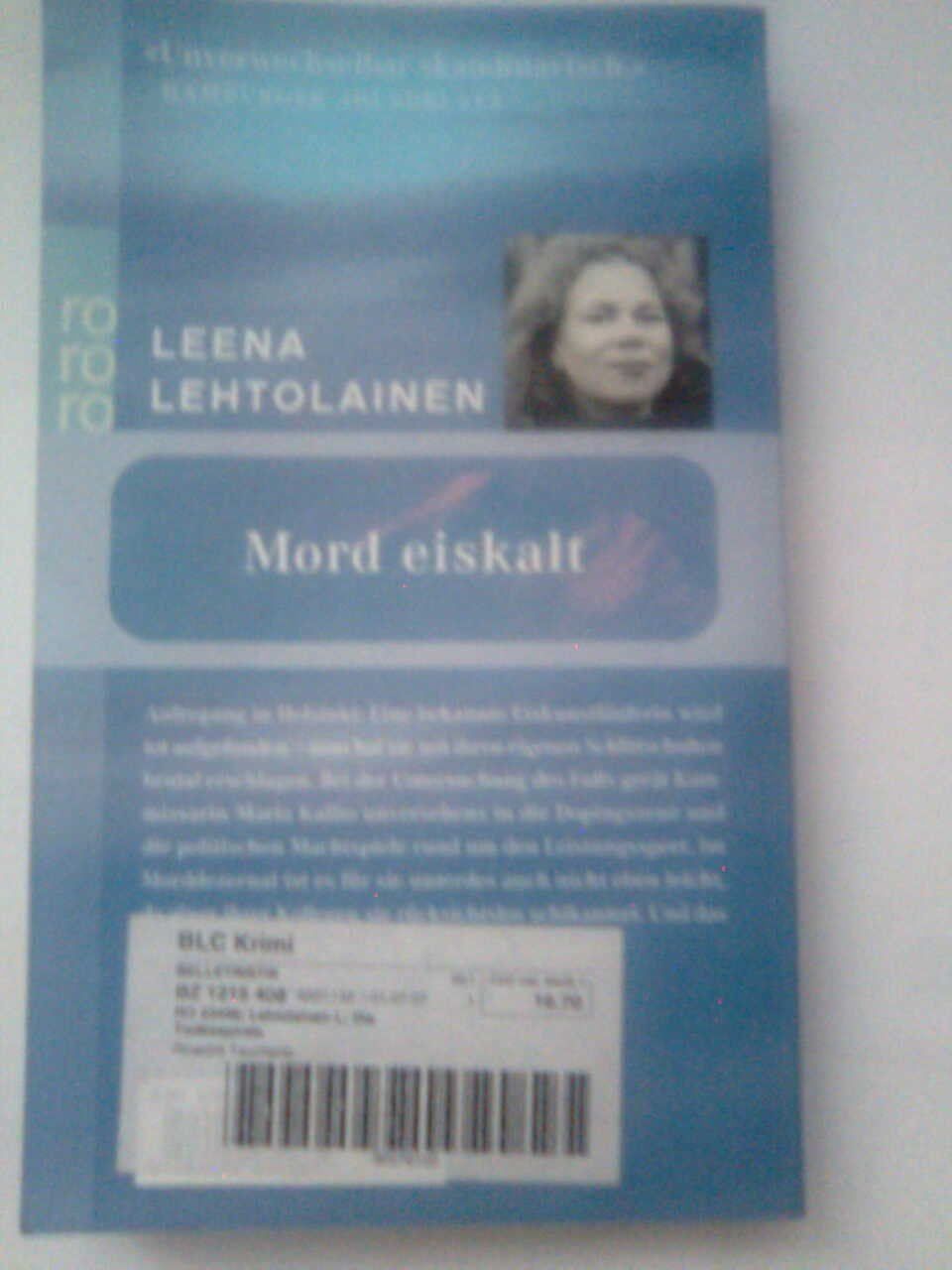 Bücher: Leena Lehtolainen Die Todesspirale – Gebraucht aus Basel von Alacant 2