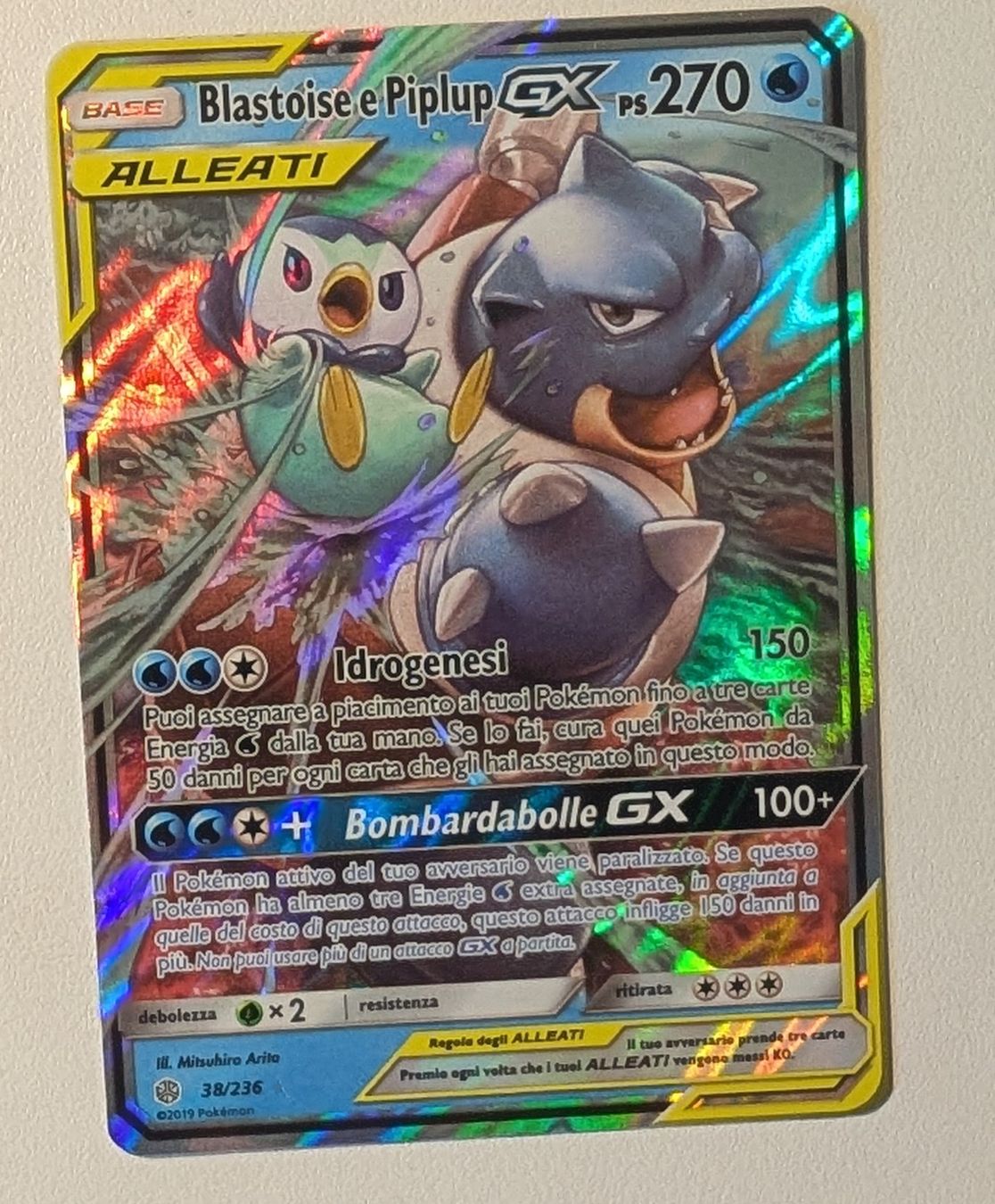 Pokémon Carte collezionabili: Blastoise & Piplup GX Tag-Team  Pokémon Karte – Usato da Bolligen venduto da chr_t85t
