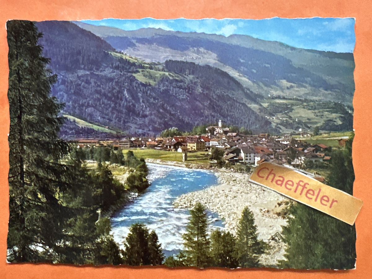 Ansichtskarten: 1962 C 1165 Aender, Kt. Graubünden  – Gebraucht aus Zürich von Chaeffeler
