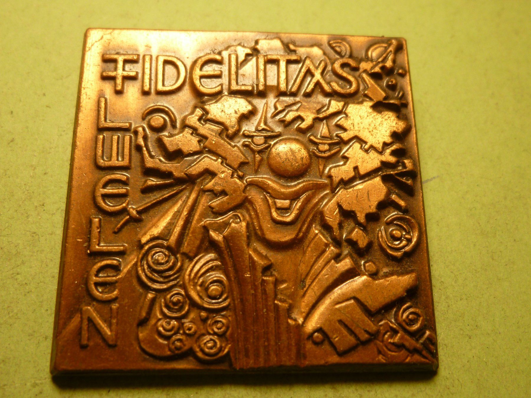 Plaketten & Abzeichen: FLÜELEN  fidelitaxs BRONZE – Gebraucht aus Ried (Muotathal) von Mandarin02