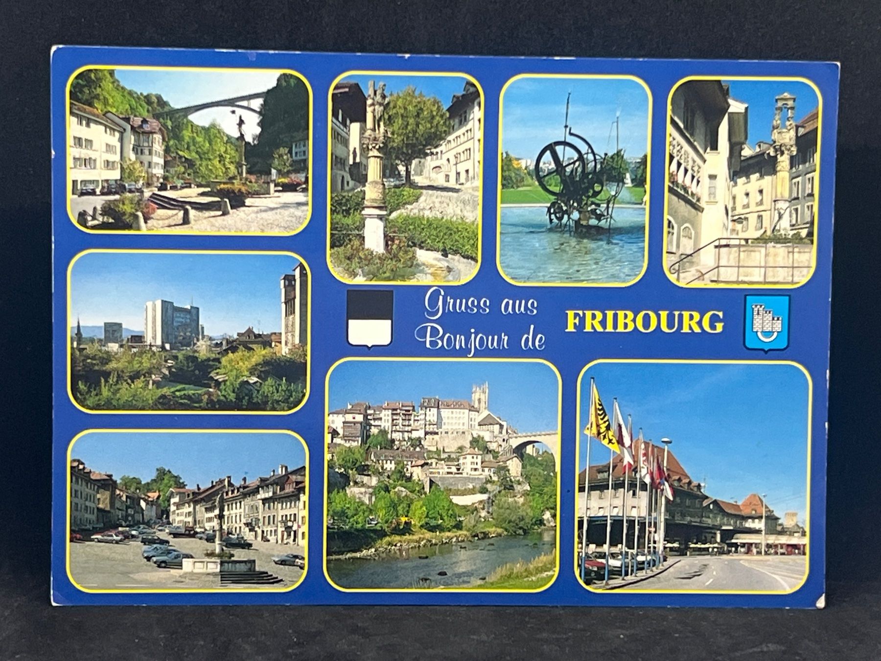 Cartoline postali: Fribourg – Usato da Widnau venduto da Brusi9