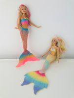 2 Barbie Meerjungfrauen-Puppen