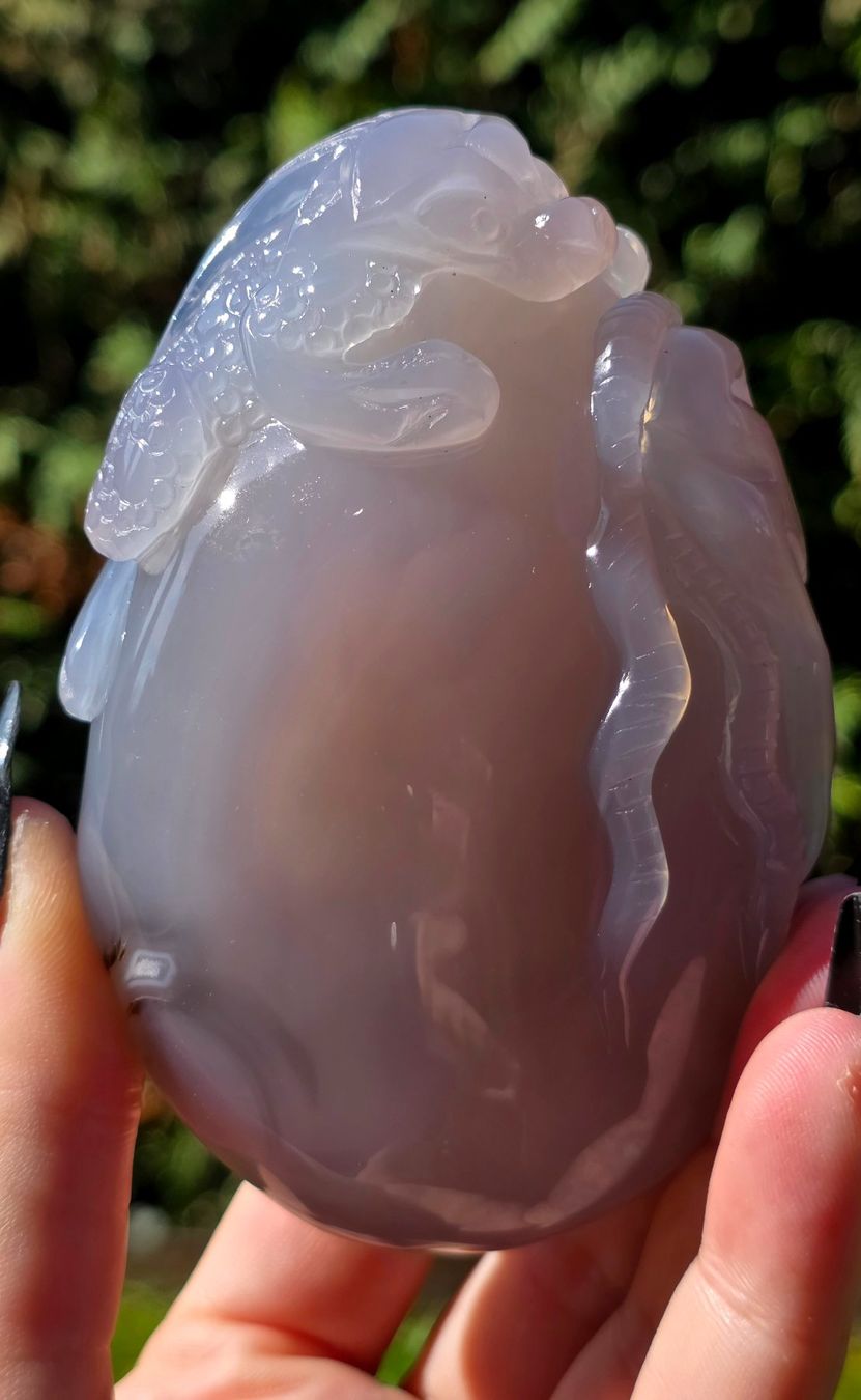 Minerali & Pietre curative: Achat Enhydro 396g – Nuovo e nell'imballaggio originale da Matzingen venduto da Shay_Crystalz