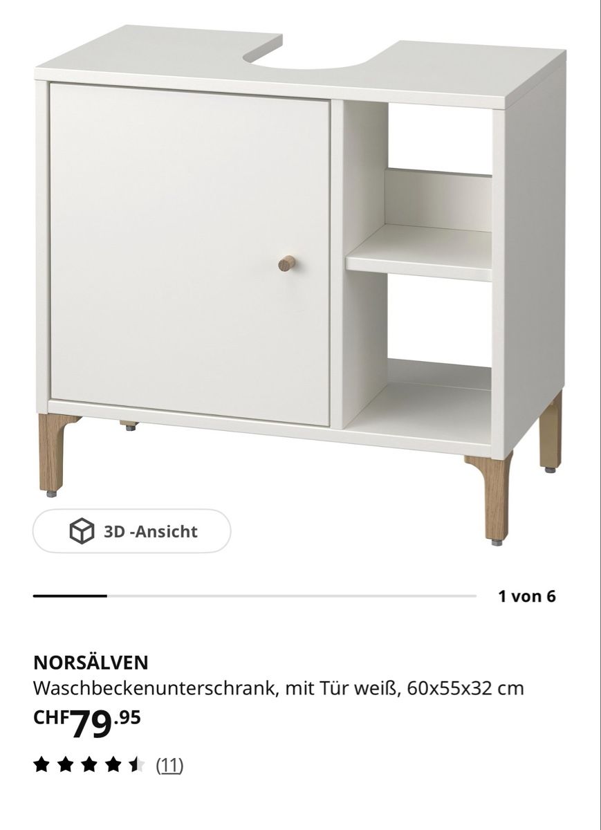 Ikea Badezimmermöbel: Badmöbel-Set – 2 Schränke   – Gebraucht aus Schlieren von ana_ribeiro19 8