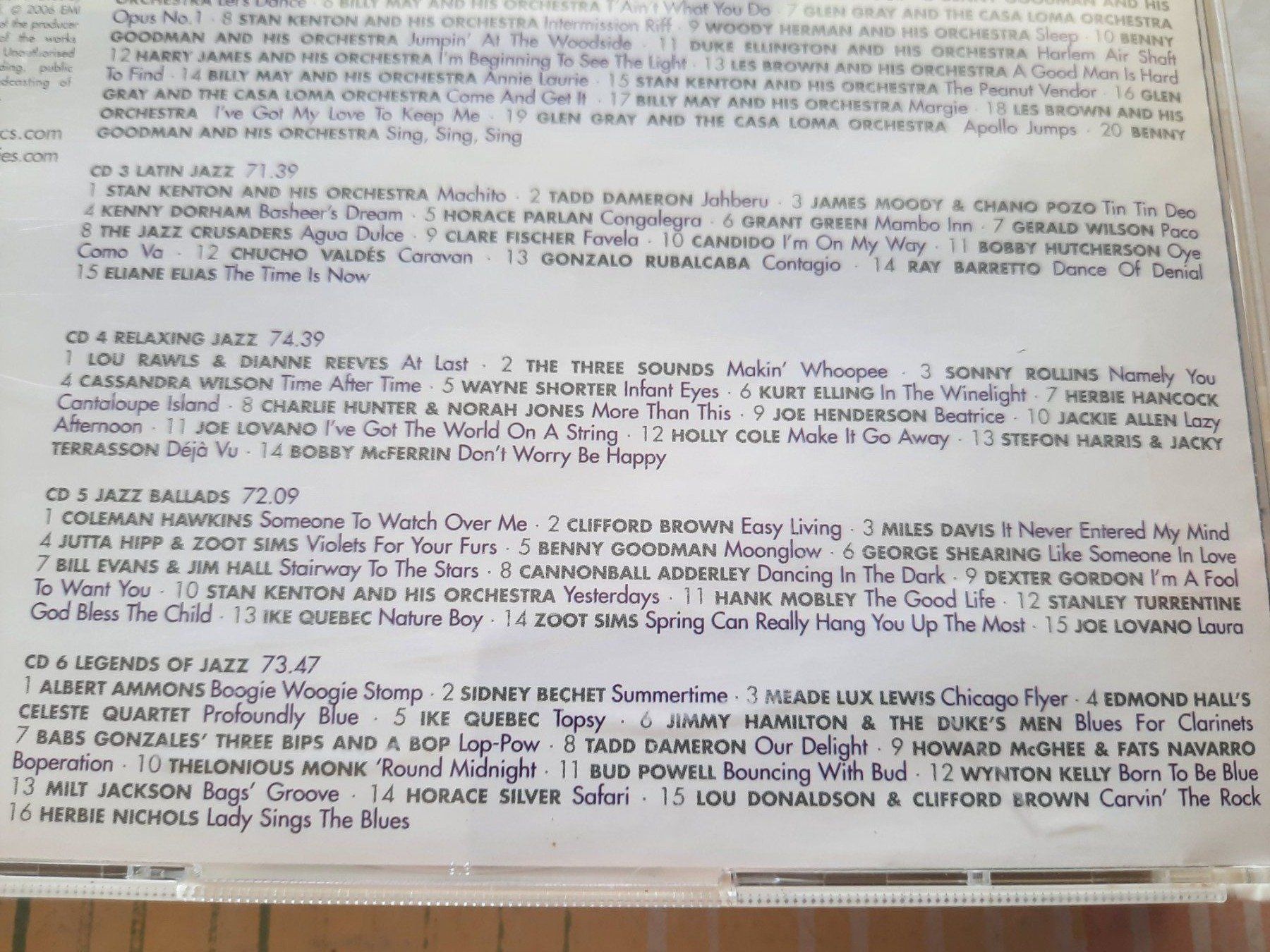 CD: Cd Best Jazz 100 titres 5 CDS – Usato da Pully venduto da bro_n52j 4