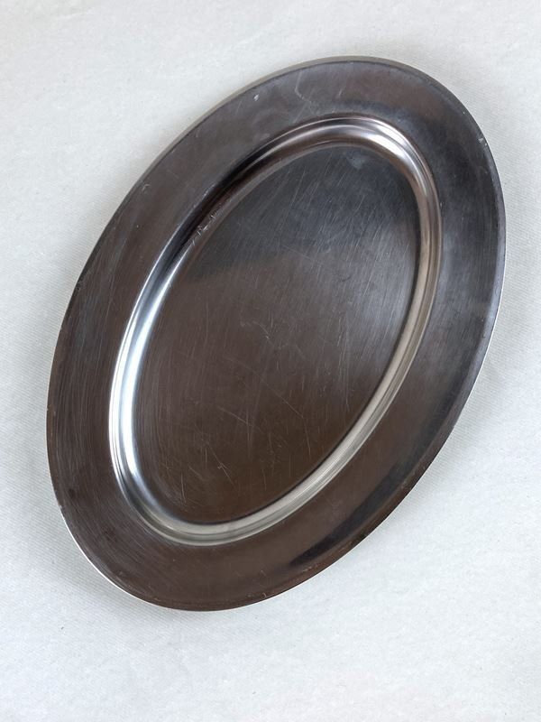 Servierplatten: Serviertablett Oval | Edelstahl Matt | 37 x  25 – Gebraucht aus Wittenbach von Restwert_St-Gallen 3