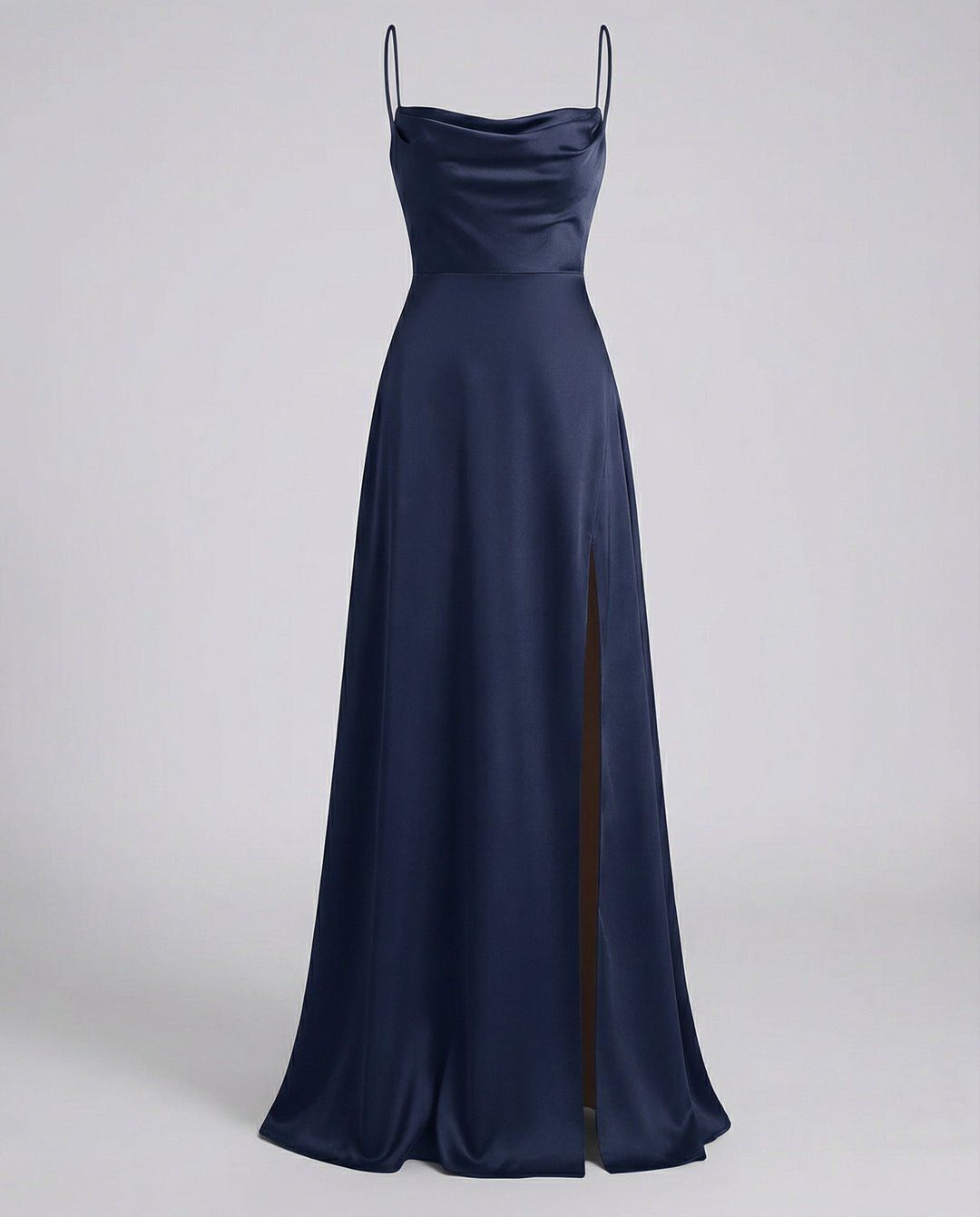 Kleider: schlichtes, langes Abendkleid, Grösse S, Dunkelblau – Gebraucht aus Baar von qsi2005