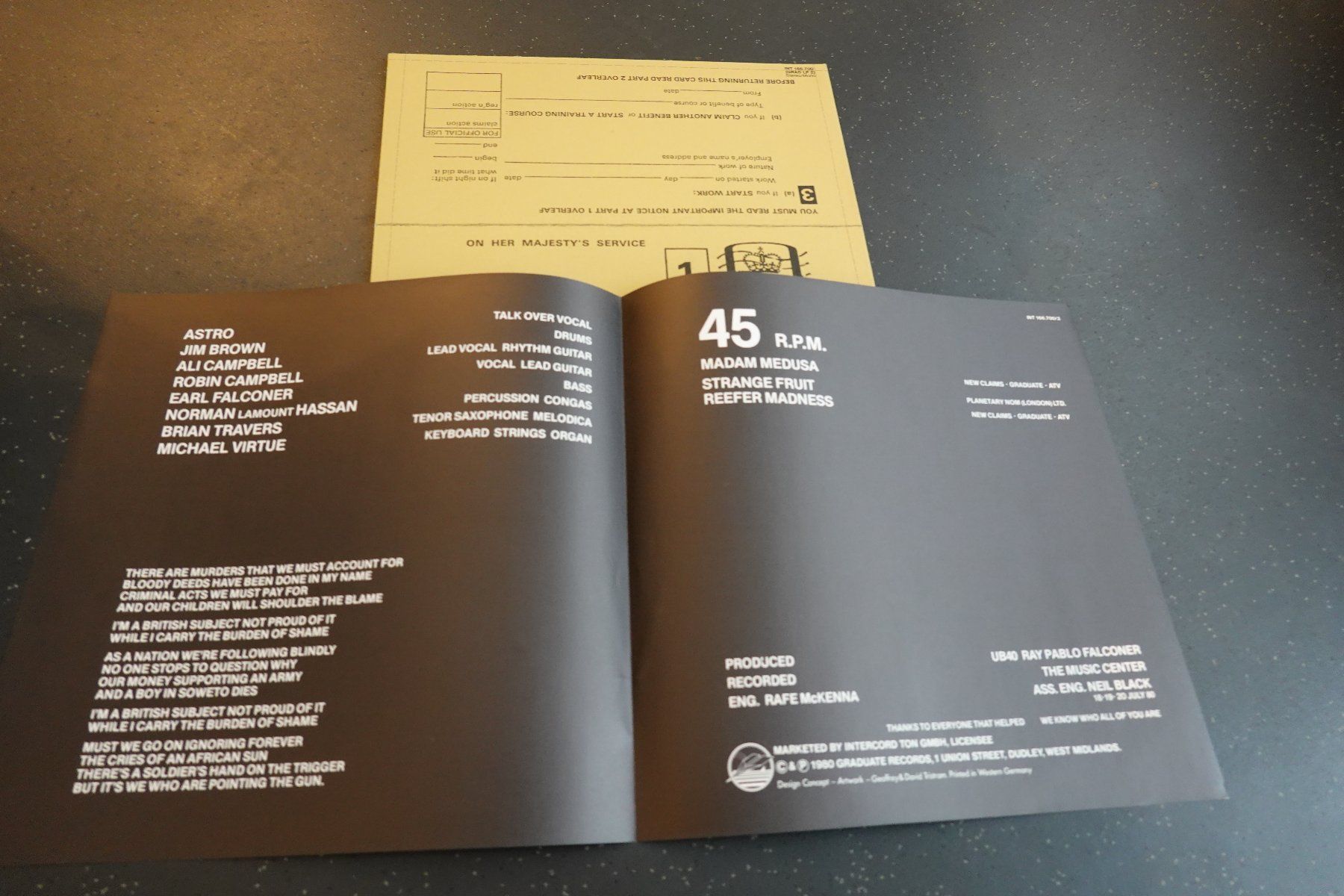 Dischi in vinile: 2x Schallplatte von UB40 'Singing Off' - Vinyl – Usato da Jona venduto da JOberg_25 6