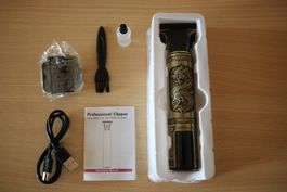 Trimmer mit Drachen Design Profi Haarschneider Set Rasierer