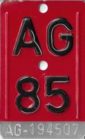 Velonummer AG 85