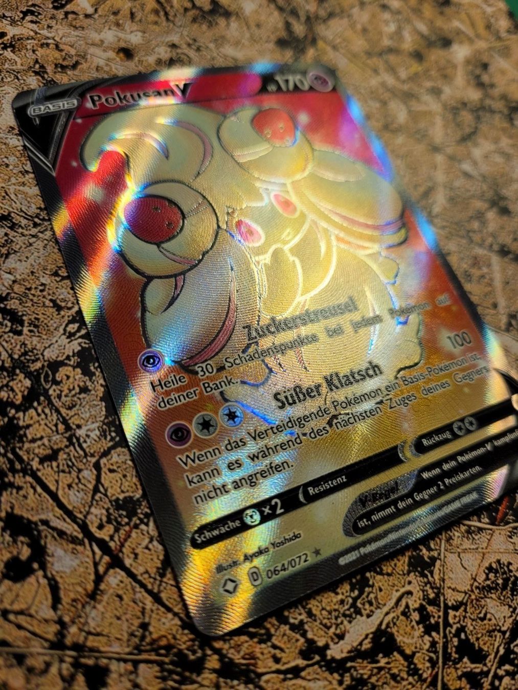 Pokémon Sammelbilder & Trading cards: Pokusan V Full Art 64/72 (DE) - Pokémon TCG – Gebraucht aus Grindelwald von lego9 2