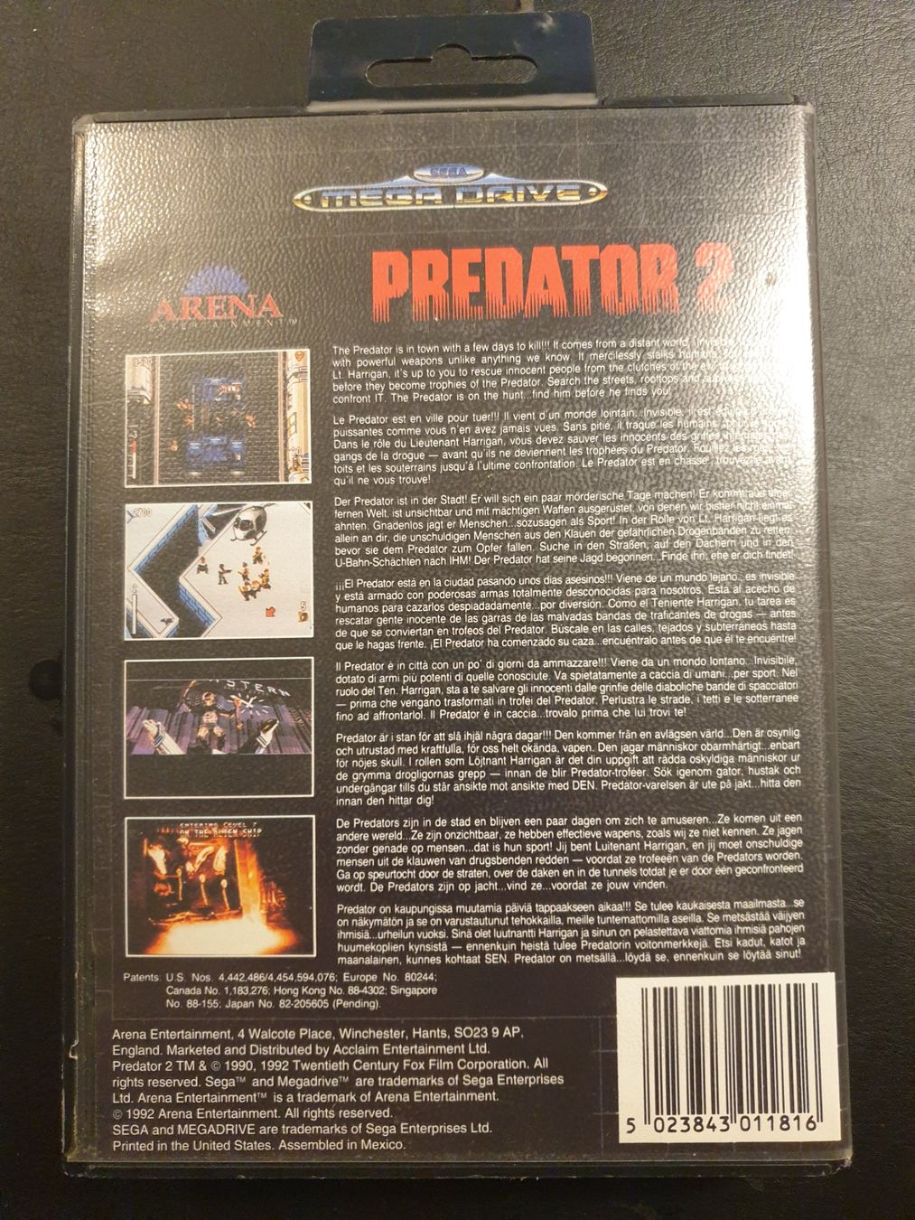 Giochi: Sega Mega Drive - Predator 2 – Usato da Rain venduto da Rou_z26r 1