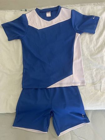 Sport-Set Blau/Weiß