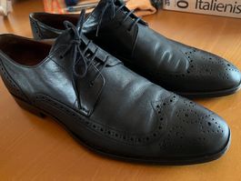 Elegante Navyboot Herrenschuhe Brogue, Gr. 42, Top zustand