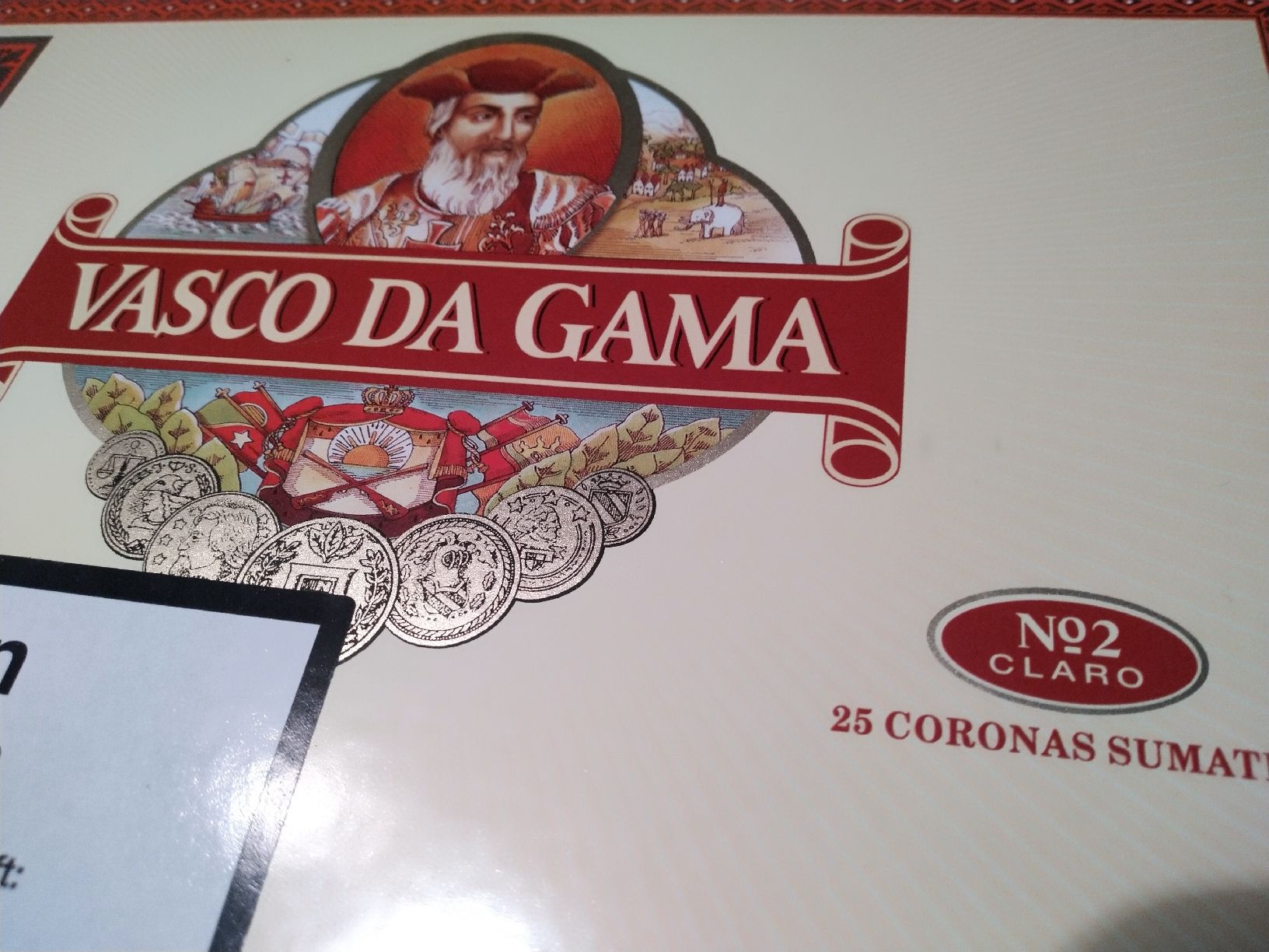 Sigari: 25 Vasco da Gama Sumatra Coronas Zigarren No2 Claro – Nuovo e nell'imballaggio originale da Weggis venduto da cherry2000 5