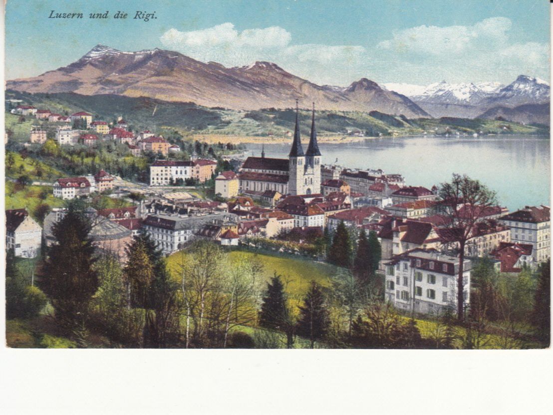 Ansichtskarten: Luzern ca. 1910 – Gebraucht aus Bürglen TG von StampGraf