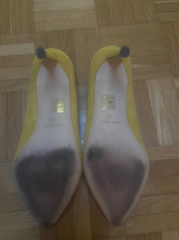 Damenschuhe: Nine west gelbe Leder Pumps gr 38 – Neu (gemäss Beschreibung) aus Basel von vla_6zt2 2
