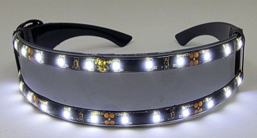 Occhiali & Lenti: Cyberstar Led Brille (Weiss) – Nuovo (secondo la descrizione) da Zürich venduto da Numark 2