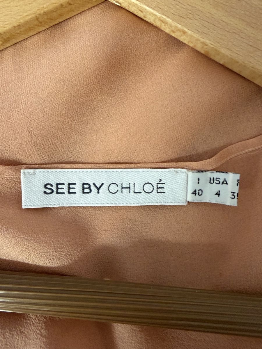 Chloé Camicette: Bluse See By Chloé 100%Seide Grösse 36 – Usato da Elsau venduto da ivyfashion 2
