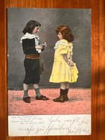 Postkarte Kindersprüche Litho 1904 (P495)