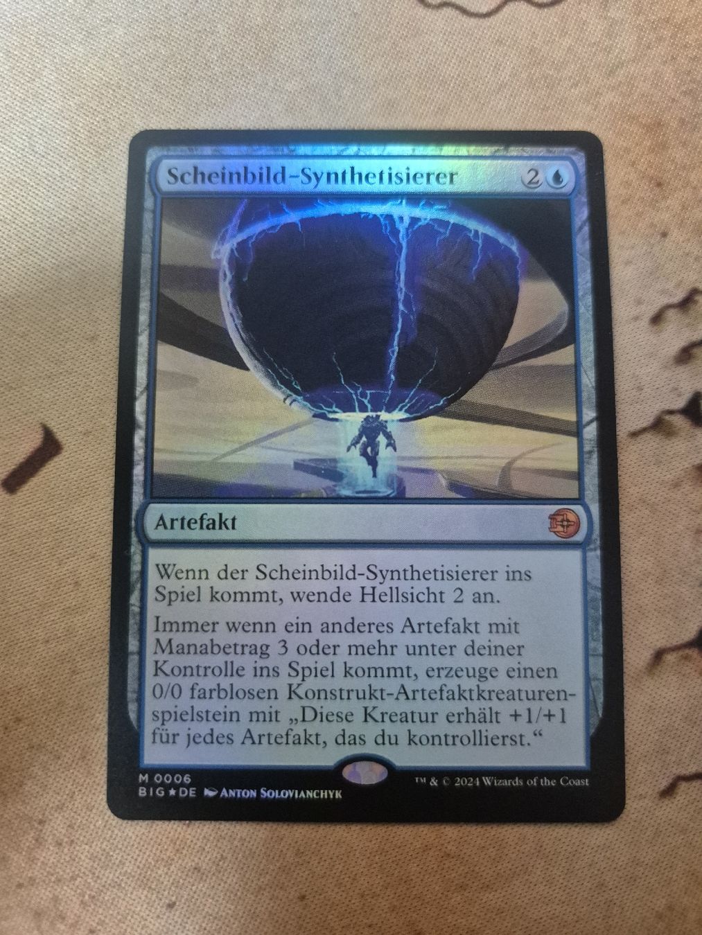Magic The Gathering Carte collezionabili: Scheinbild-Synthetisierer / Simulacrum Synthesizer Foil – Nuovo (secondo la descrizione) da Güttingen venduto da trophy117