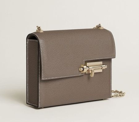 Hermes Mini Tasche Verrou Chaine Farbe etoupe