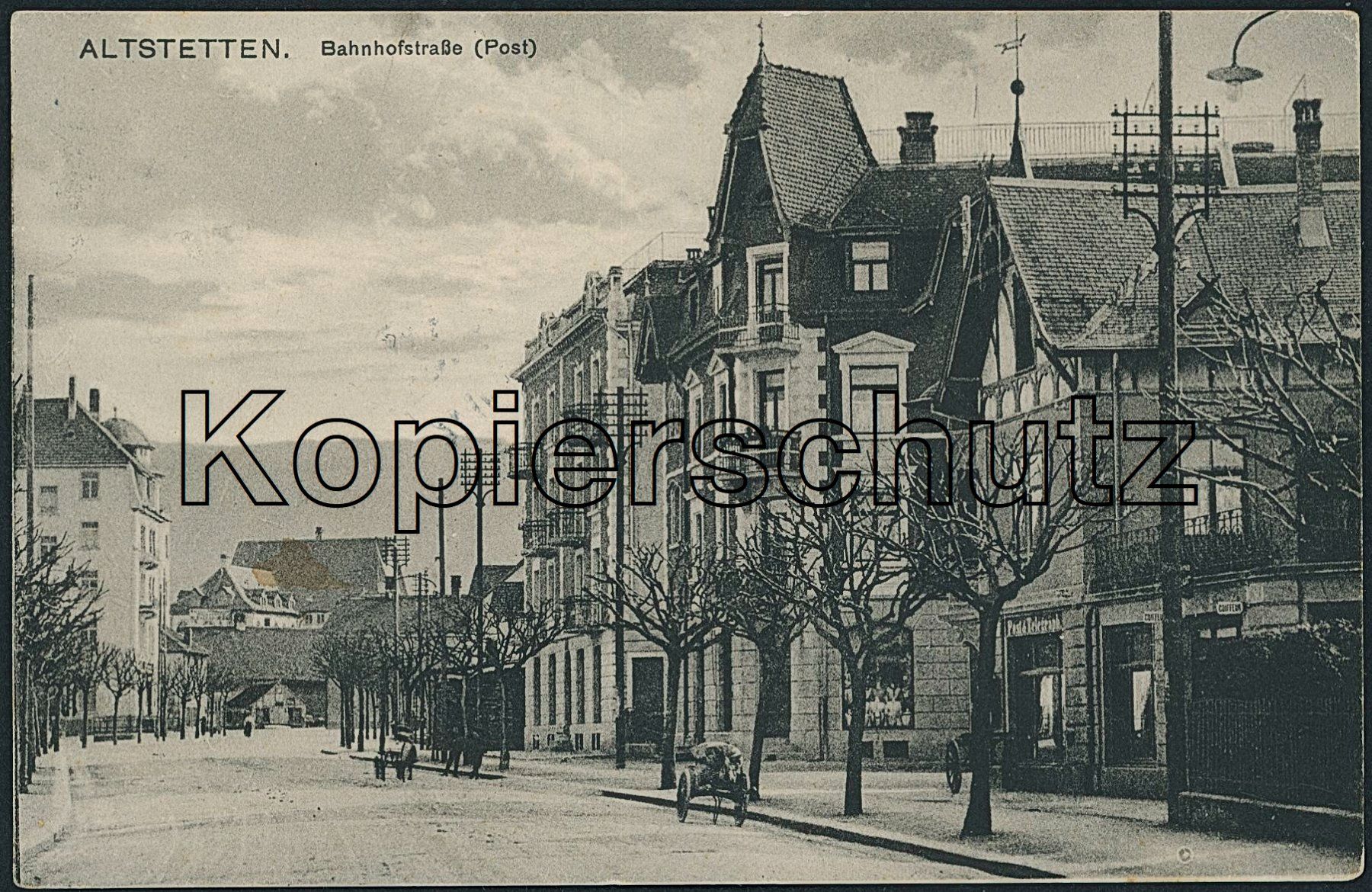 Ansichtskarten: ZHS Altstetten - Post - Zürich – Gebraucht aus Schindellegi von dolpitz