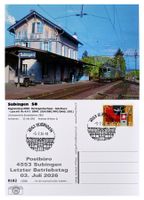 Subingen Solothurn Letzttag Post Bahn SBB Re 4/4 I 10041