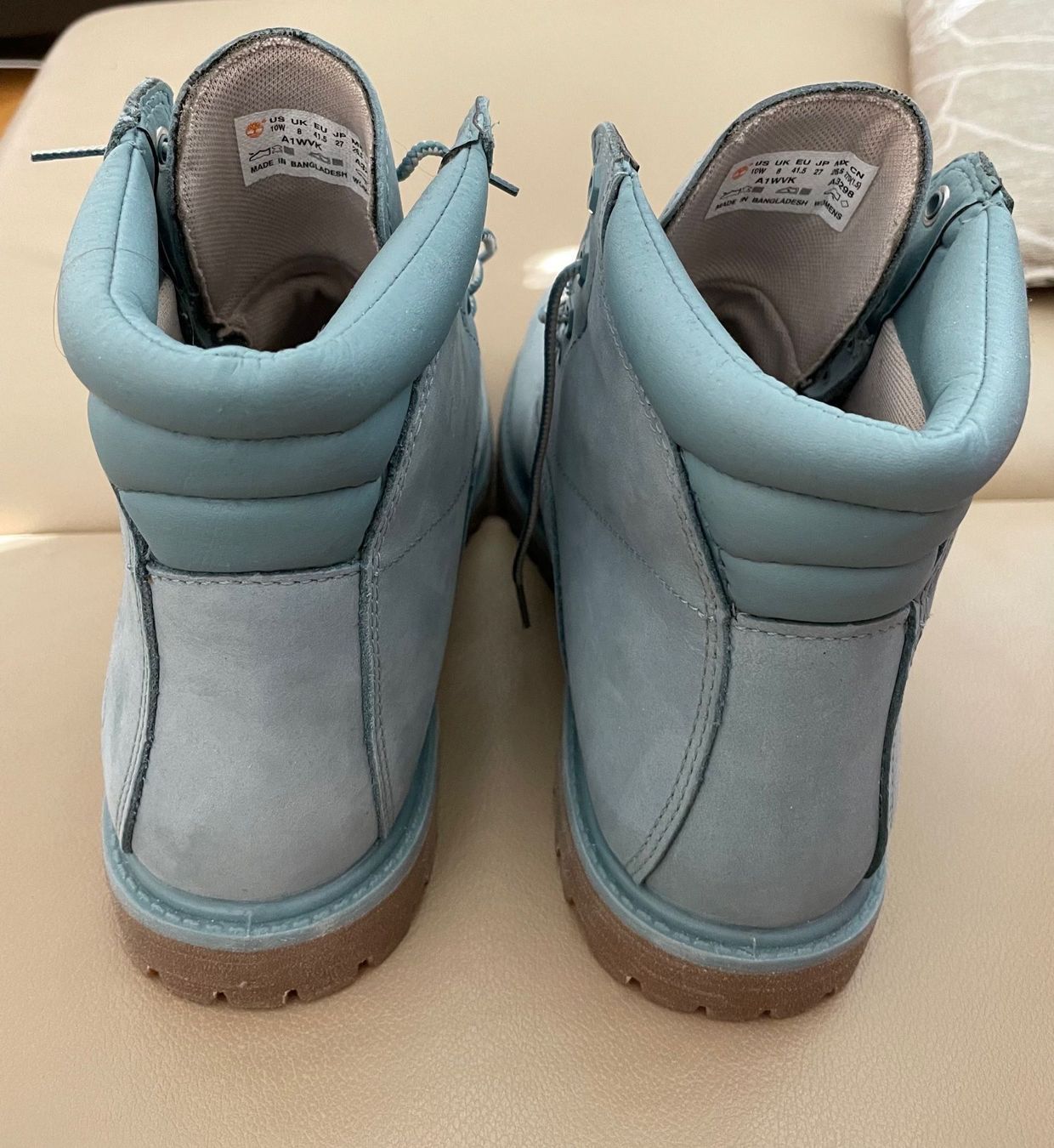 Timberland Scarpe da donna: Light blue Timberland boots size 41.5 – Nuovo (secondo la descrizione) da Horgen venduto da kay_5xnb 2