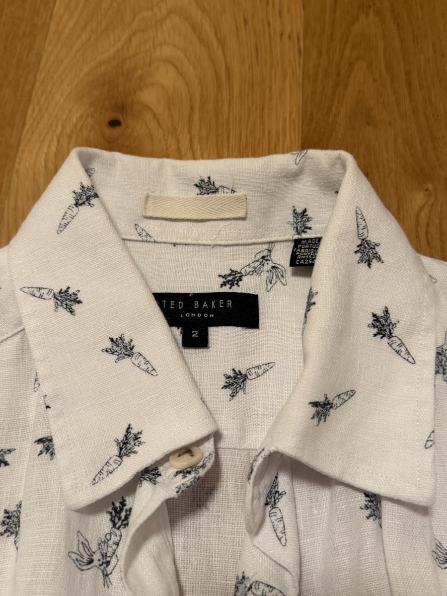 Camicie: Ted Baker shirt 100% linen – Usato da Zürich venduto da reg_vvr6 1