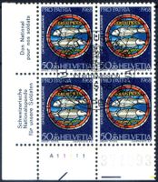 FISCHE PRO PATRIA 1968 4ERBLOCK AUSGABETAG - Y142