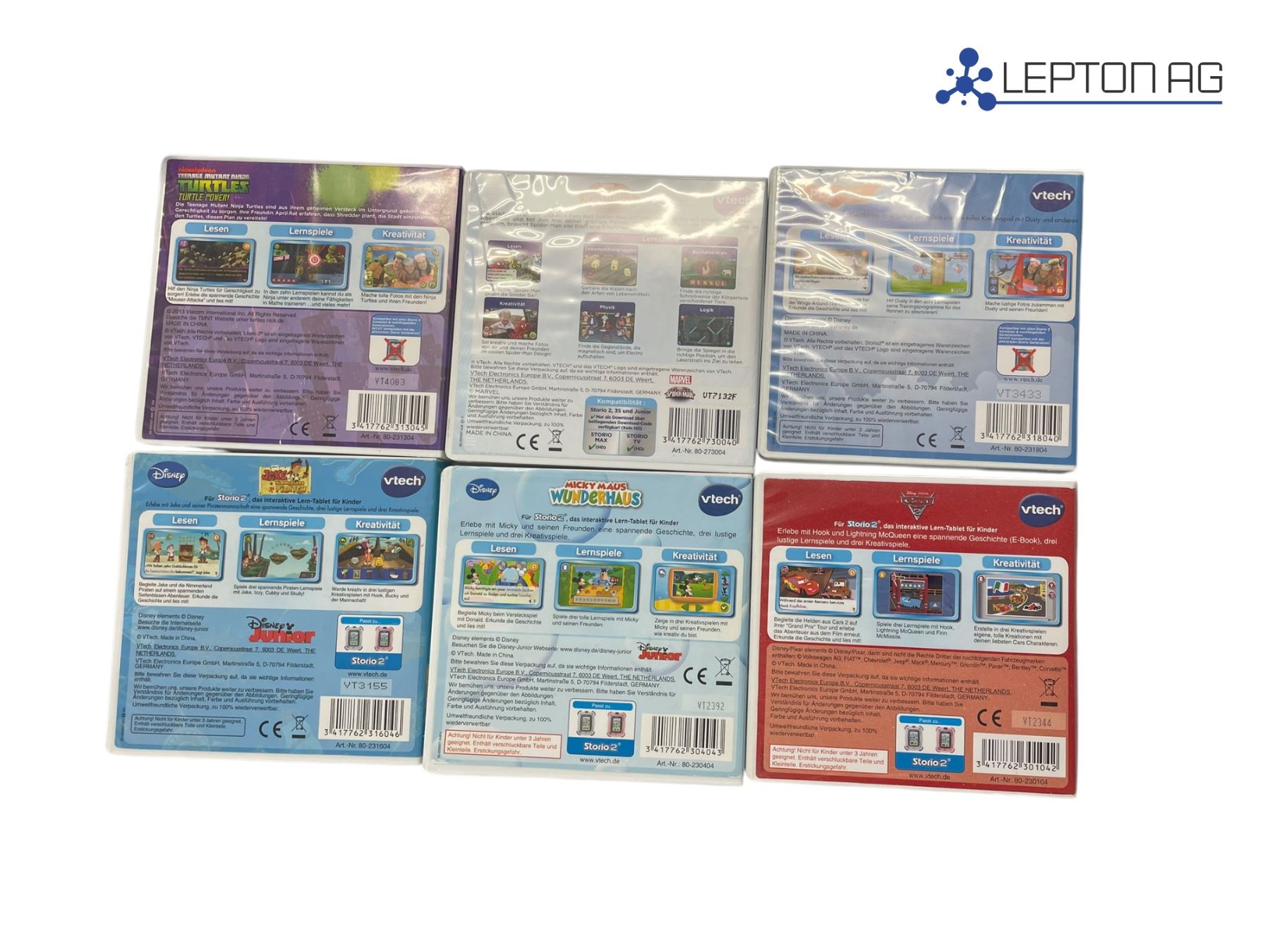Vtech Storio Lern Tablet Spiele/ Set a 7 Spiele (Gebraucht) in ...