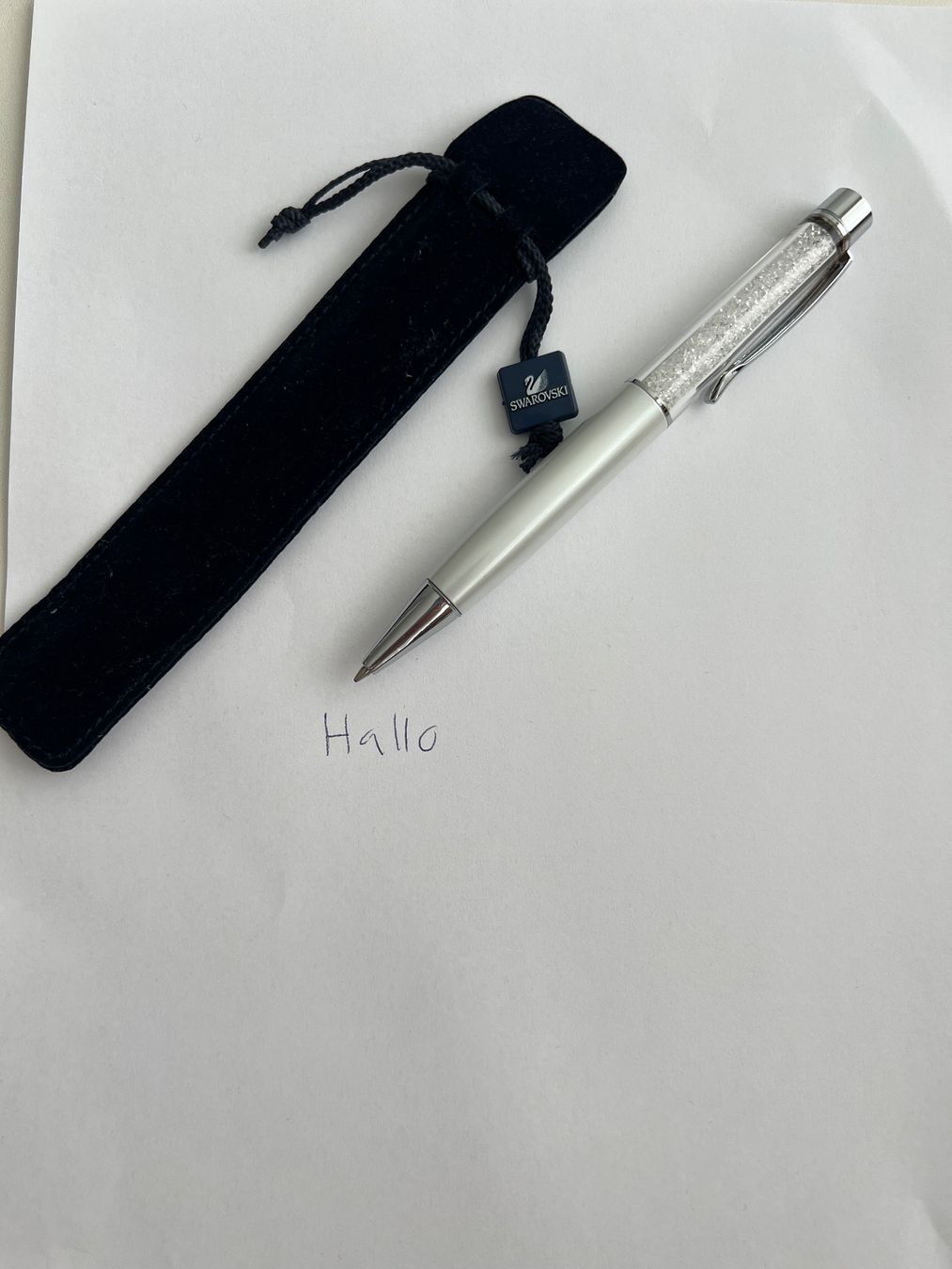 Swarovski Stifte & Marker: Swarovski Kugelschreiber mit Etui – Gebraucht aus Hünenberg See von manulina88 1