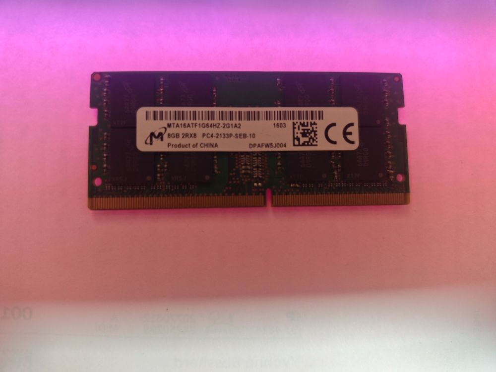 Micron RAM 8GB DDR4 PC4-2133P Arbeitsspeicher Laptop (Gebraucht) in ...