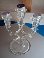 KERZENSTÄNDER AUS GLAS 3 ARMIG