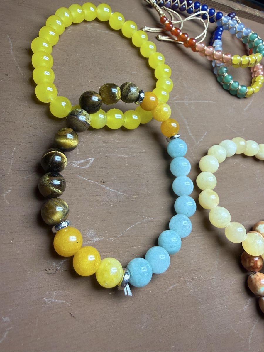 Armbänder & -reifen: Chakra bracelets gemstone bead set new 9 units – Neu und originalverpackt aus Wald ZH von Carloiten 3