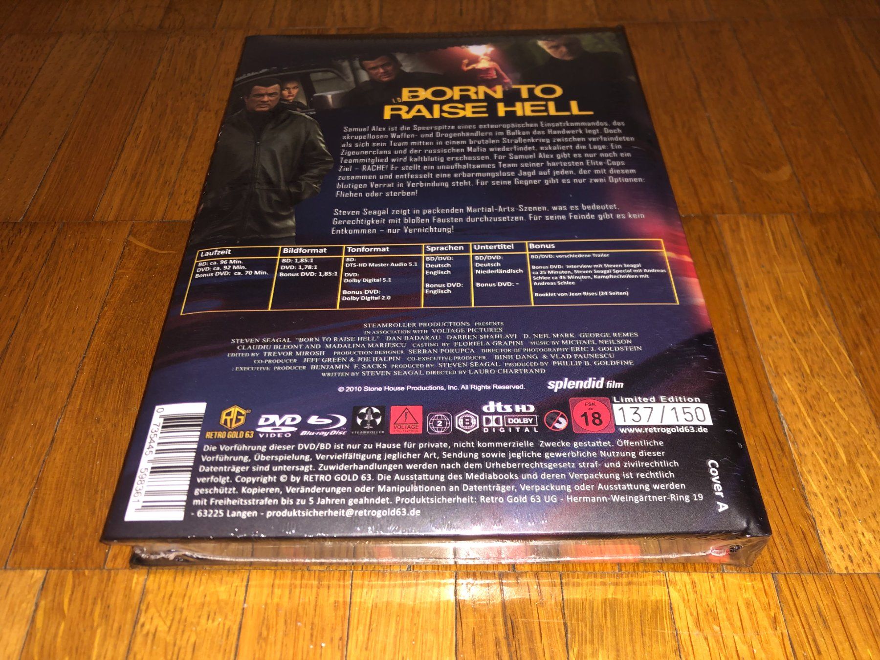 Alle DVDs: Born to Raise Hell - MEDIABOOK - WATTIERT - A - UNCUT – Neu und originalverpackt aus Basel von havsok 1
