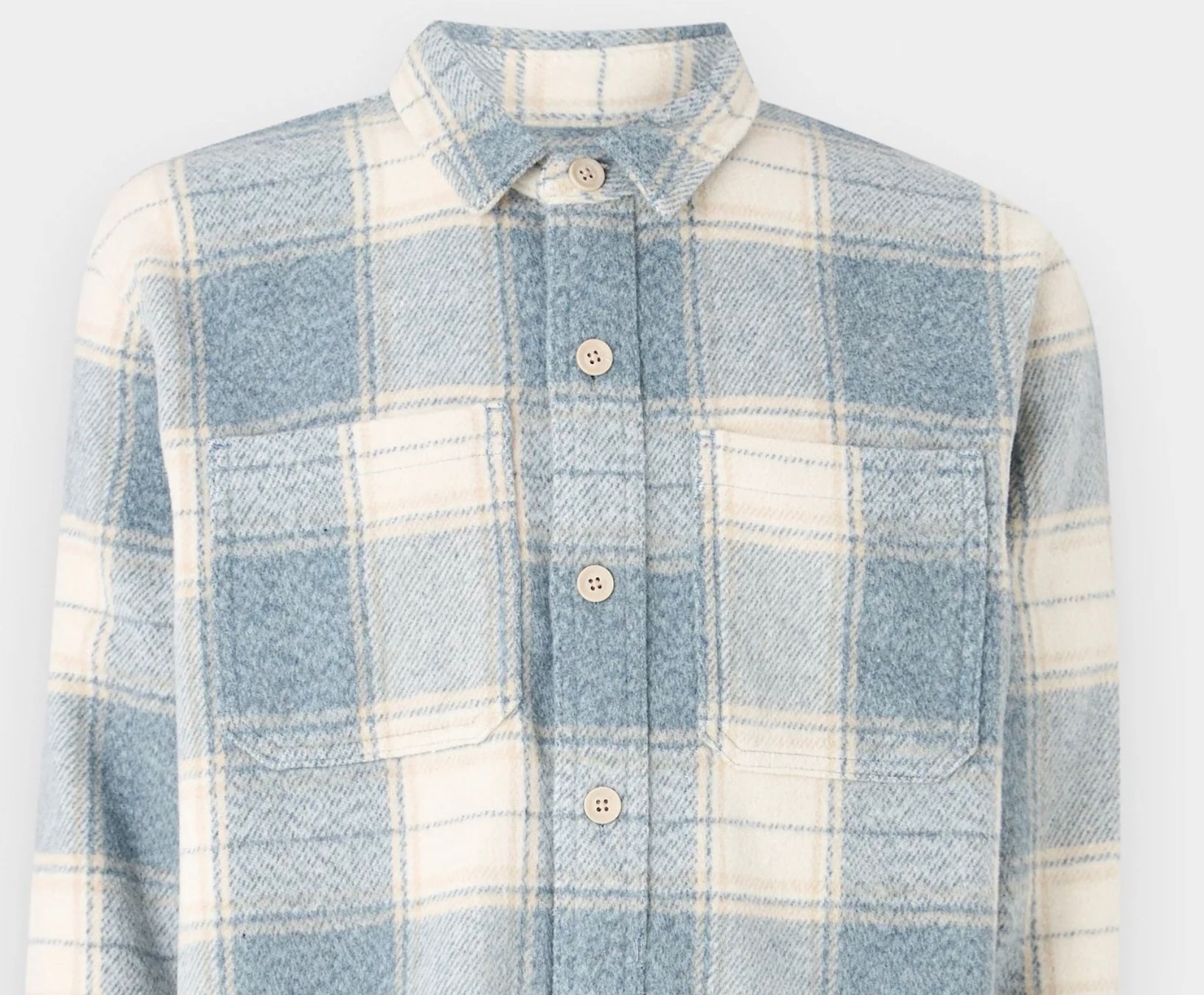 Hollister Camicie: Hollister COZY BRUSHED SHACKET - Hemd blau, L – Usato da Seuzach venduto da Megane1 4