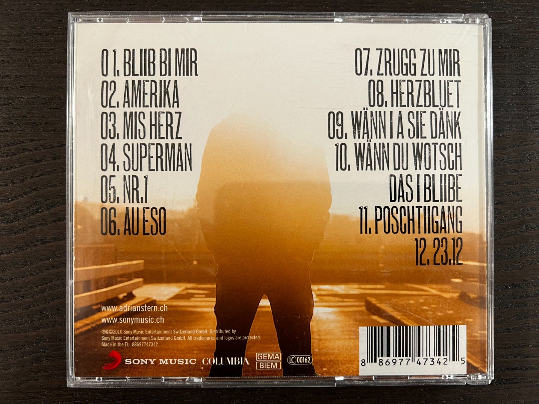 CD: Adrian Stern - Herz – Usato da Zürich venduto da MusikFreunde 1