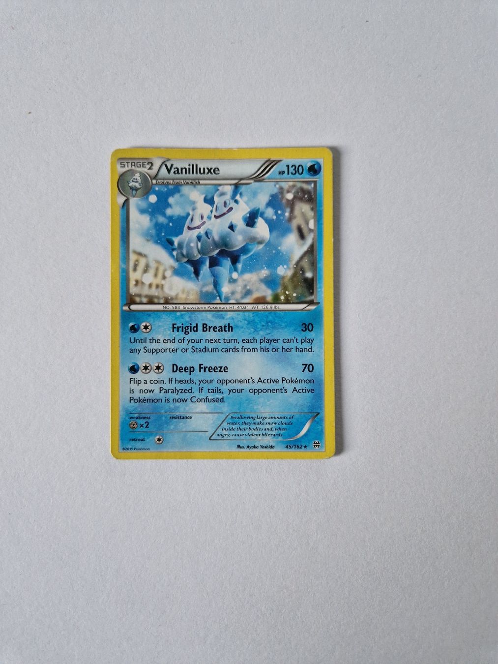 Pokémon Sammelbilder & Trading cards: Vanilluxe - BREAK Through - EN - Ab 1 – Gebraucht aus Romont FR von raj_sjv9 1