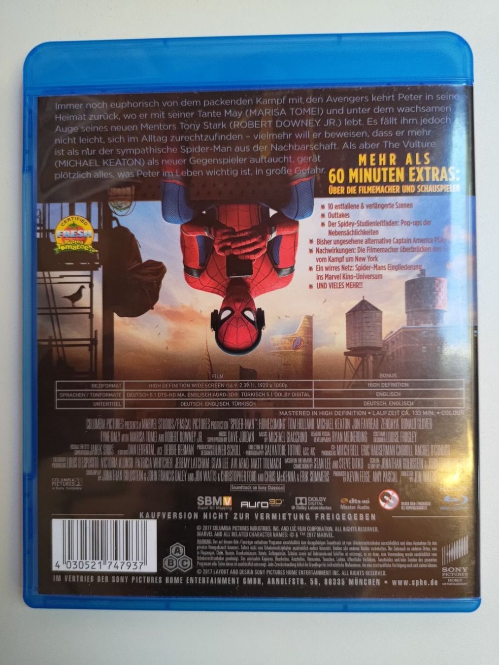 Tutti i DVDs: Spider-Man Homecoming – Usato da Liestal venduto da Kratzilla 2