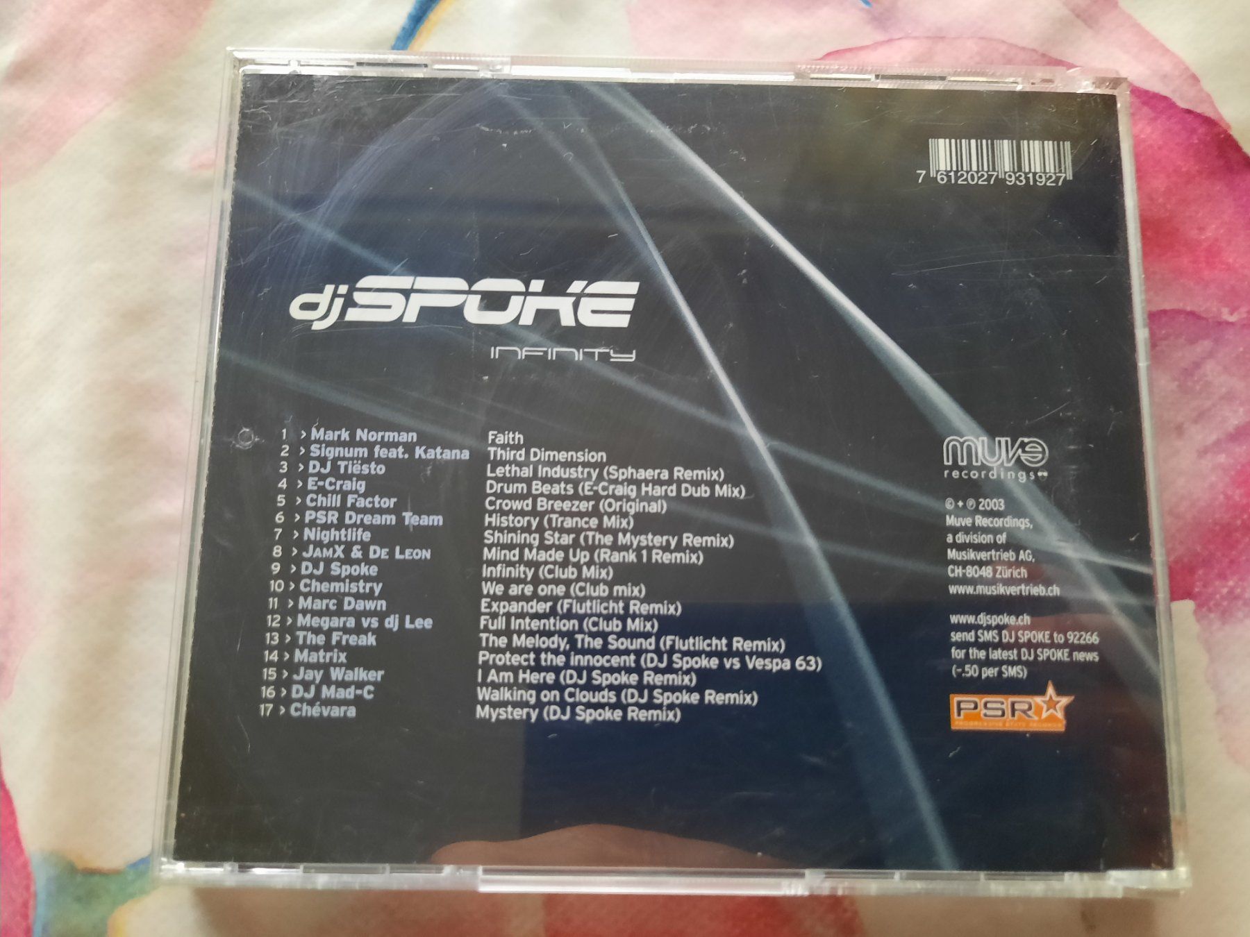 CDs: CD DJ Spoke - Infinity – Gebraucht aus Pully von bro_n52j 1
