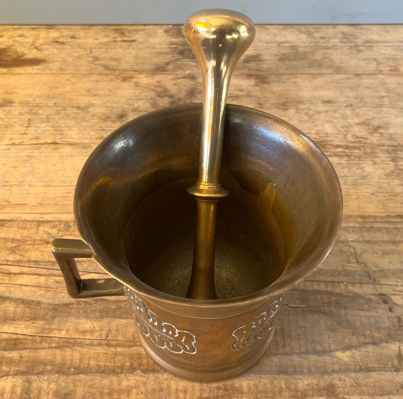 Altro per cucinare: 3 Messing-Mörser mit Stössel – Usato da Otelfingen venduto da Yossi-68 2